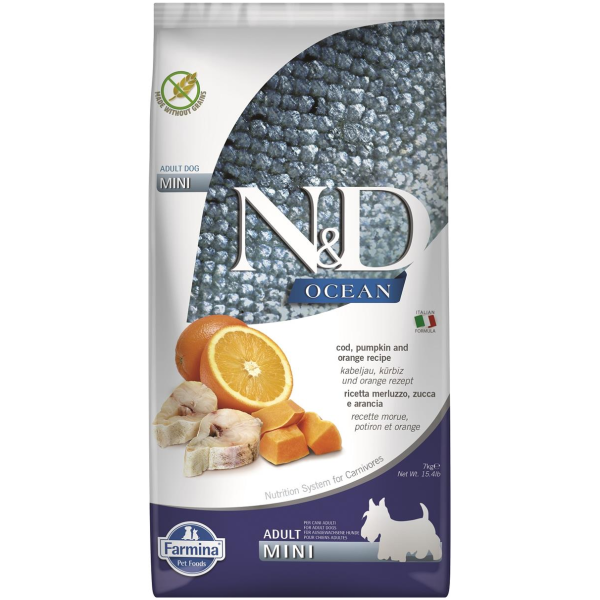 N&D Ocean Cod Pumpkin & Orange Adult Mini