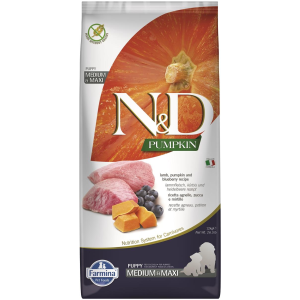 N&D Pumpkin Lamb & Blueberry Puppy Med/Max