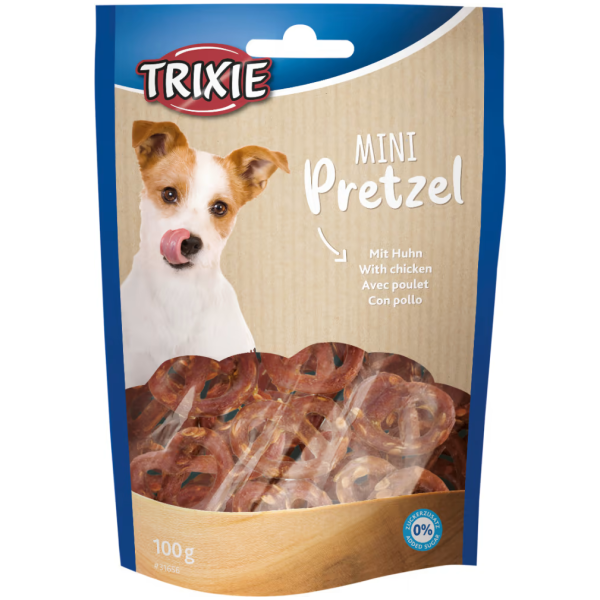 Mini Pretzels M/Kylling 100g