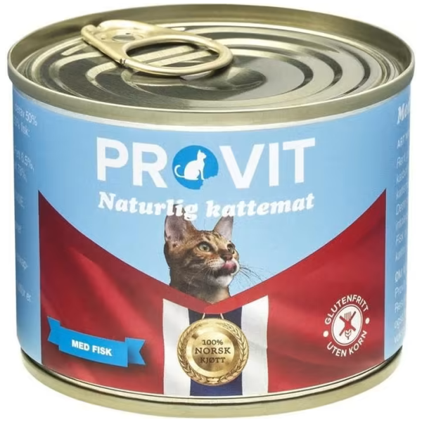 Provit Våtfor Katt M/Fisk 185gr