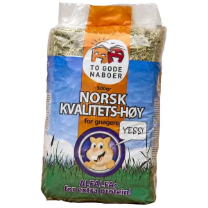 Høy 500g To Gode Naboer Alfalfa (u/timotei)