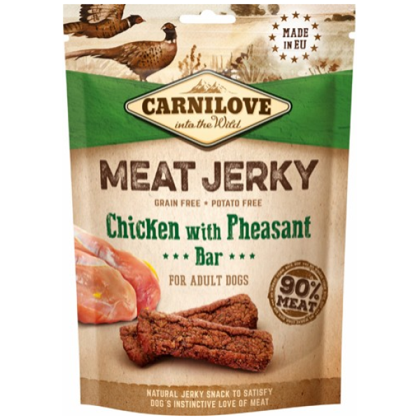 Carnilove Jerky Chicken with Pheasant Bar 100gr