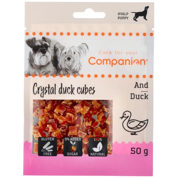 Companion Crystal Duck Cubes for Puppy 50g