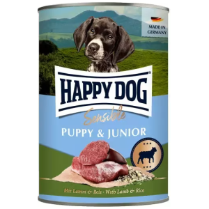 Happy Dog Boksemat Sensible Puppy & Junior M/Lam 400g