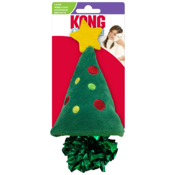 KONG Holiday Crackles Christmas Tree