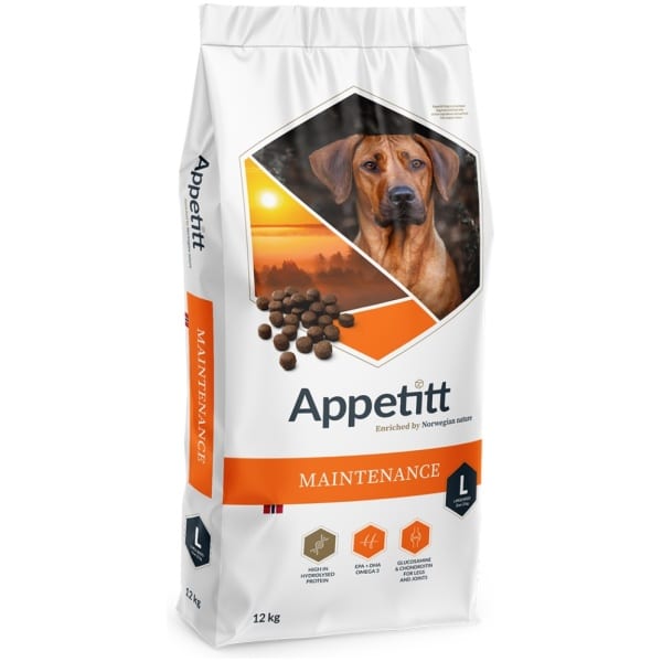 Appetitt Maintenance Large Breed hundefôr 12 kg