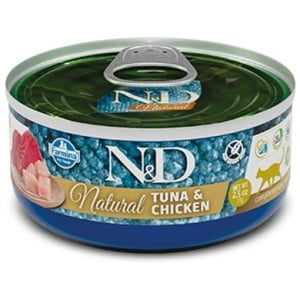 N&D Natural Tuna & Chicken våtfôr 70gr