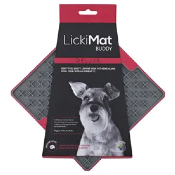 Lickimat Deluxe Rød 20cm