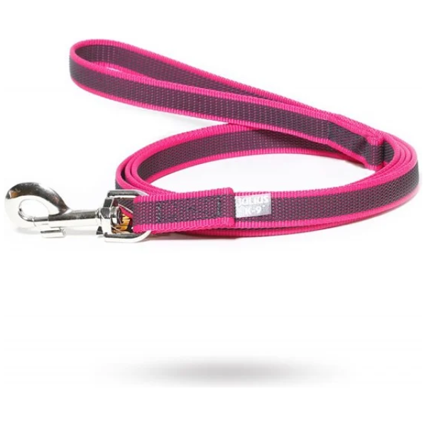 Julius-K9 Super grip line med håndtak 20mm Rosa