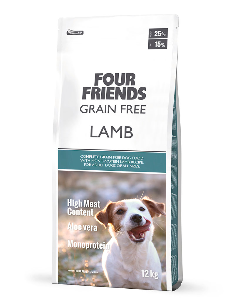 FourFriends Grain Free Lamb (Størrelse: 12kg)