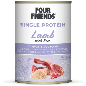 FourFriends Single Protein Lamb & Rice 400gr