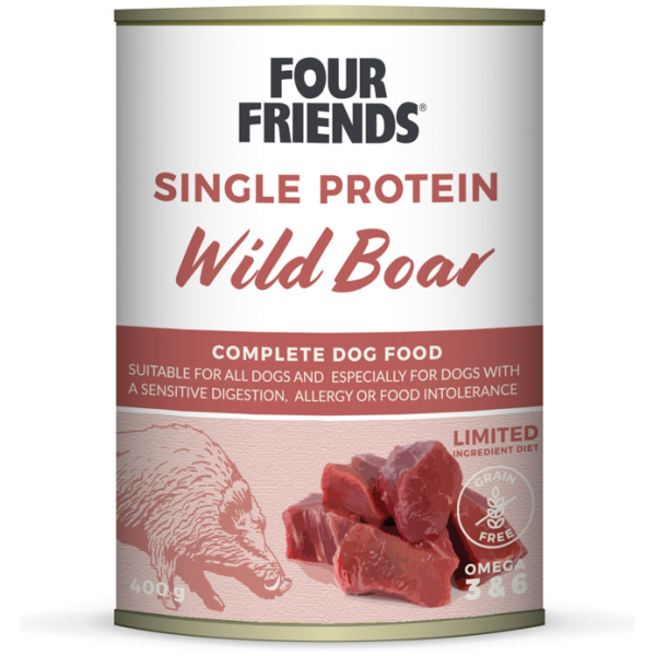 FourFriends Single Protein Wild Boar 400gr