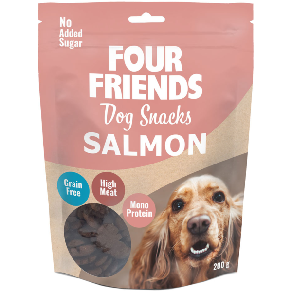 FourFriends Dog Snacks Salmon 200gr