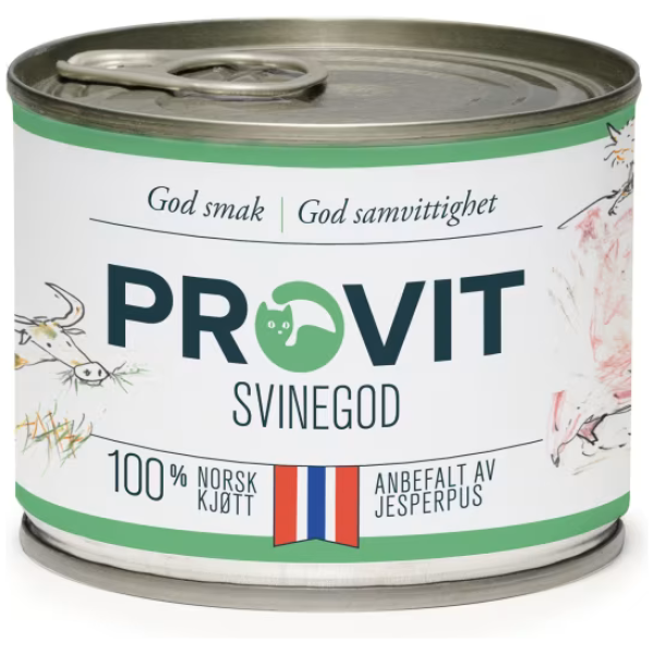 Provit Våtfor Katt Svinegod 185gr