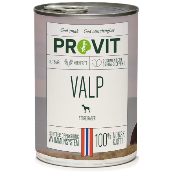 Provit Våtfor Valp Store Raser 400gr