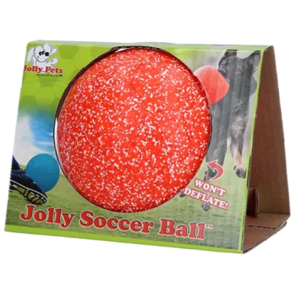 Jolly Soccer Ball Oransje/Hvit Large