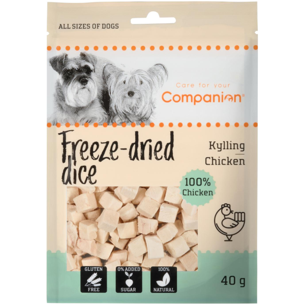 Companion Freeze-dried kylling 40gr