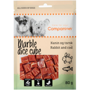 Companion Marble Dice Cube Rabbit & Cod 80gr