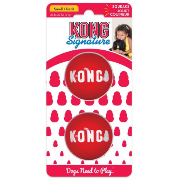 Kong Signature Ball Medium 2pk