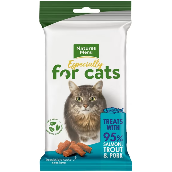 Natures Menu Snacks Katt Laks og Ørret 60g