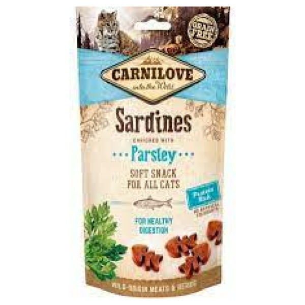 Carnilove Sardines With Parsley Soft Snacks 50gr