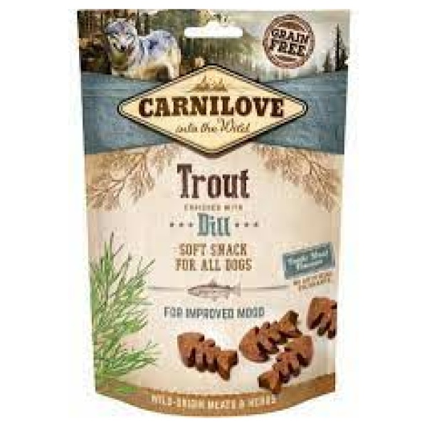 Carnilove Trout With Dill Soft Snacks 200gr