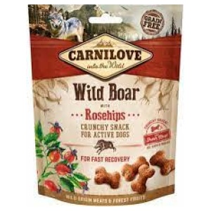 Carnilove Wild Boar With Rosehips Crunchy Snacks 200gr