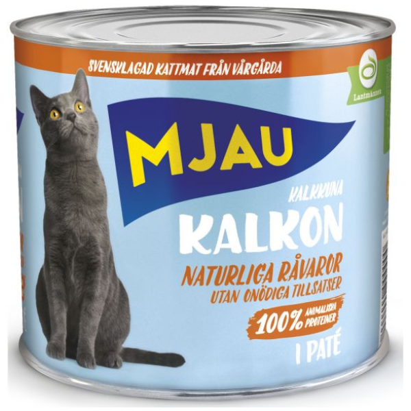 Mjau Paté med kalkun 635gr