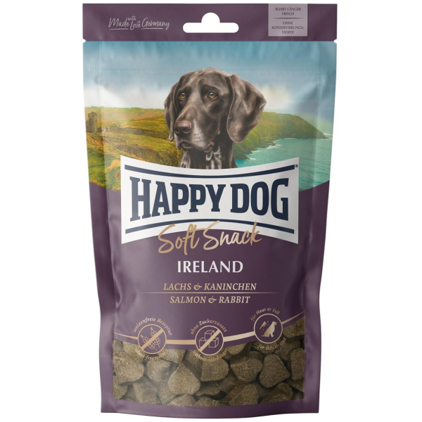 Happy Dog Supreme Soft Snack Ireland (Laks & Kanin) 100g