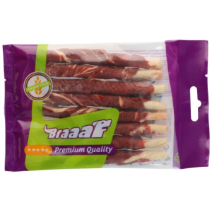 Braaaf Rollsticks Beef and Fish 12cm 8stk