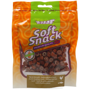 Braaaf Soft Snack Chicken & Fish Sushi 85gr