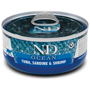 N&D Ocean Catt Tuna, Sardine & Shrimp Adult våtfôr 70gr