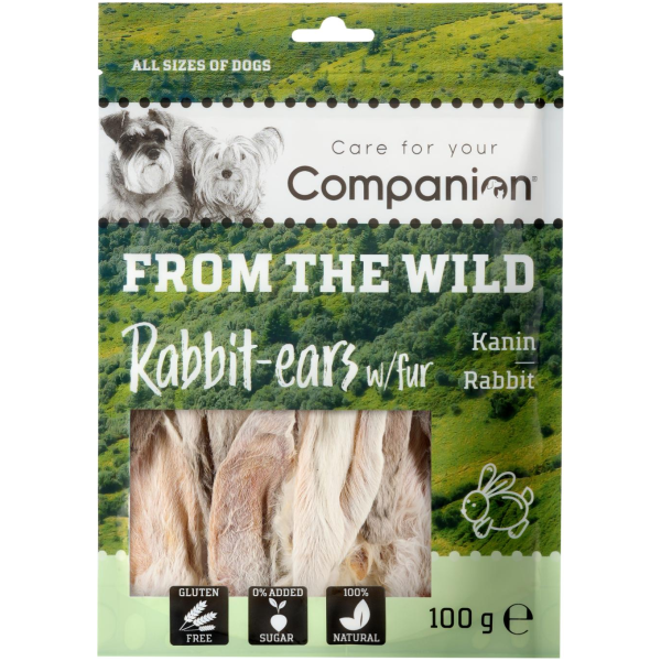 Companion FROM THE WILD, kaninøre med pels