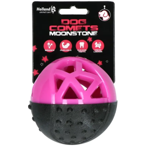 Dog Comets Moonstone Treat Ball Rosa