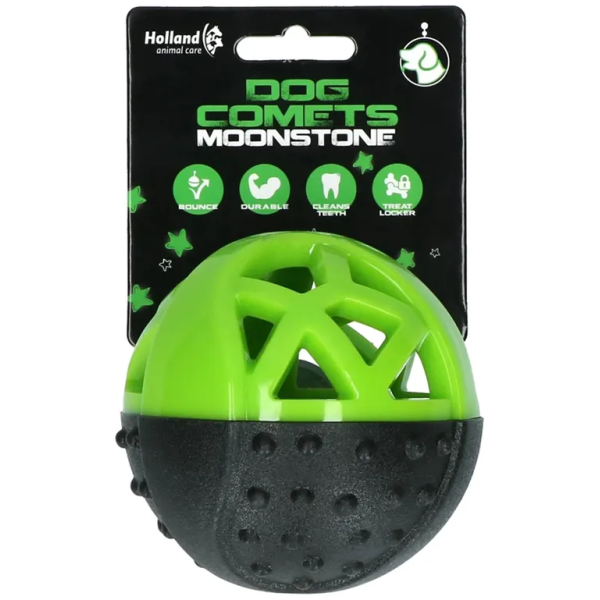 Dog Comets Moonstone Treat Ball Grønn