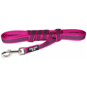 Julius-K9 Super grip line med håndtak 20mm x 10m Rosa