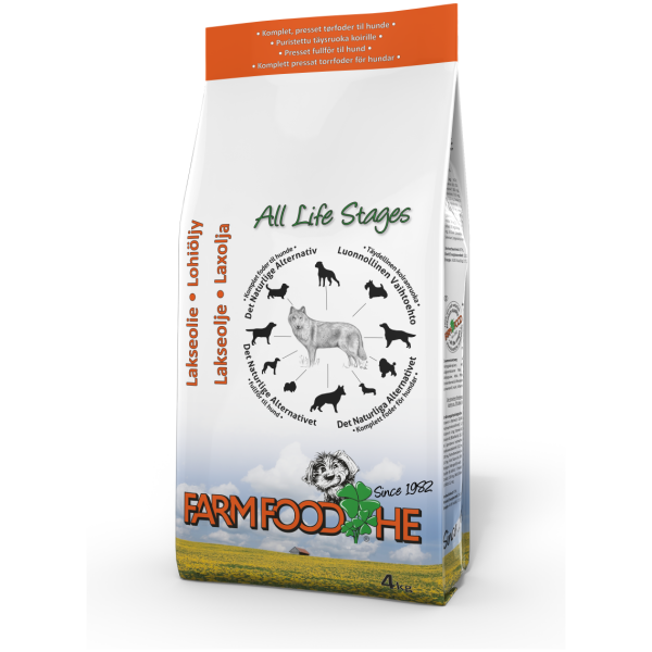 Farm Food HE all life stages skotsk lakseolje 4kg