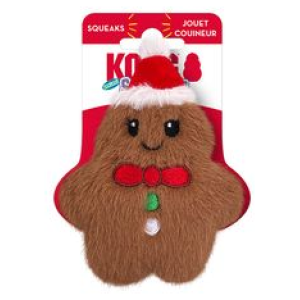 Juleleke KONG Holiday Snuzzles Mini Gingerbread Brown XS