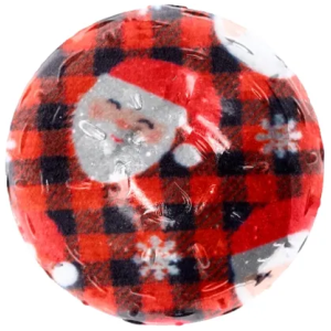 Hundeleke Gummiball m/julemotiv Nisse