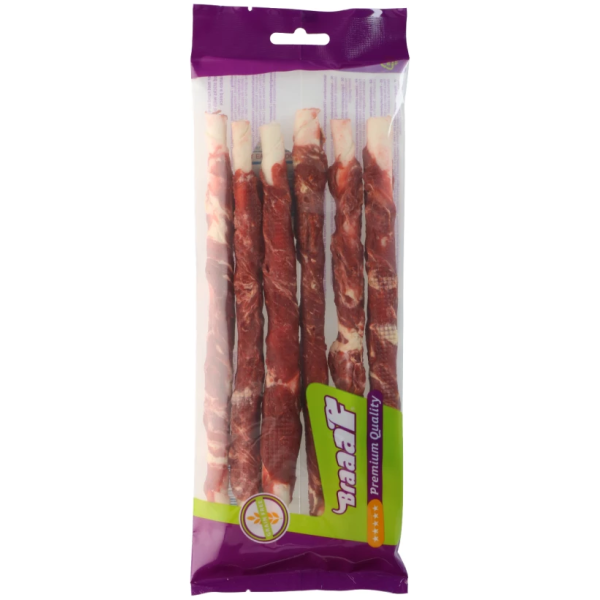 Braaaf Twister Beef and Fish 21cm 8stk