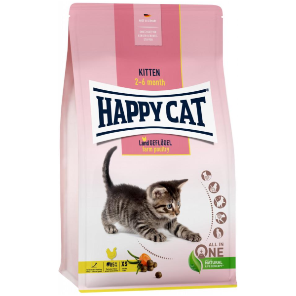 Happy Cat Supreme Kitten Fugl 1,3kg