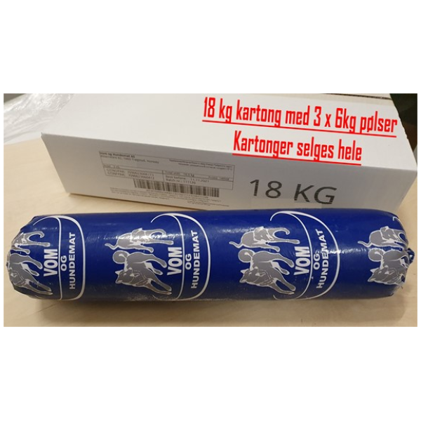 Active fullfôr proteinrikt 18kg (3x6kg pølse)