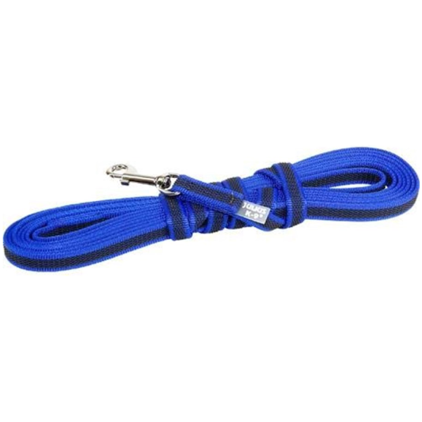 Julius-K9 Super grip line med håndtak 14mm Blå