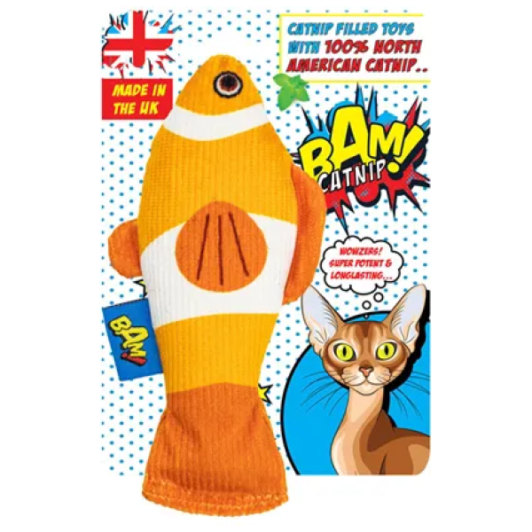 BAM! Catnip Katteleker Clownfish