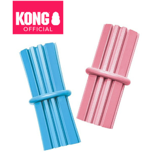 Kong PuppyTeething Stick Medium Rosa