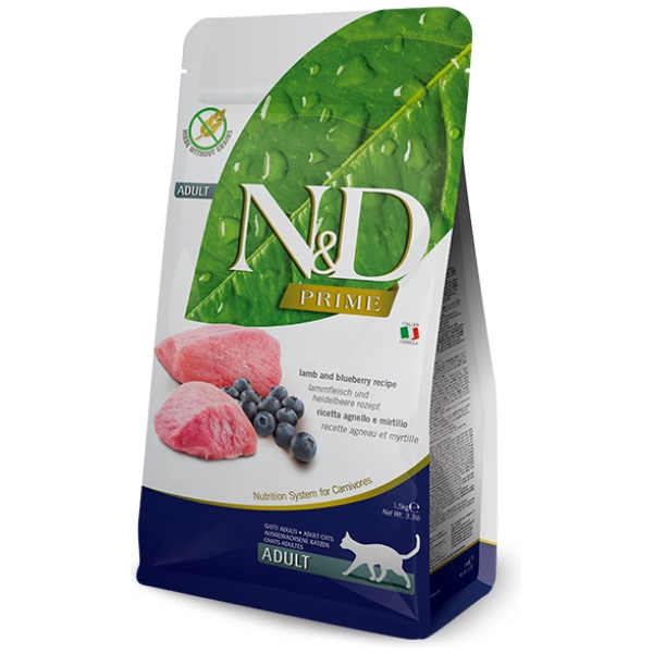 N&D Prime Cat Lamb & Blueberry 1,5kg