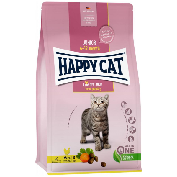 Happy Cat Supreme Junior Fugl 1,3kg