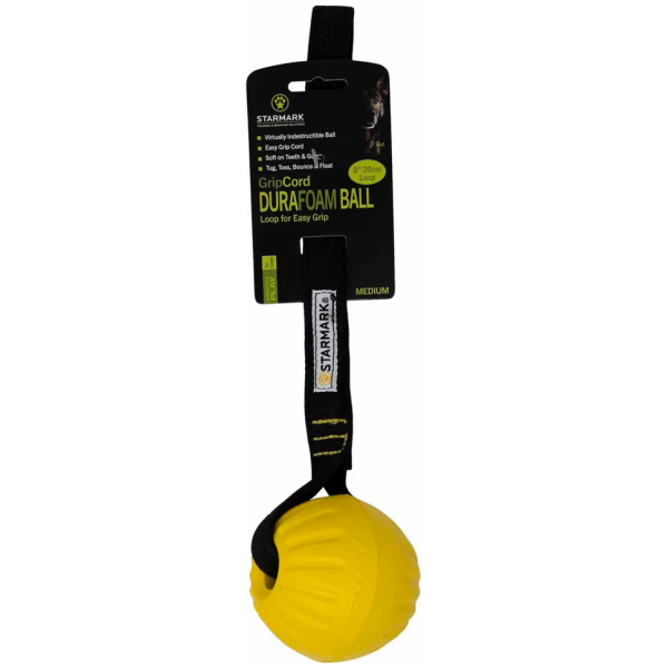 Starmark Gripcord Durafoam Ball Loop Medium
