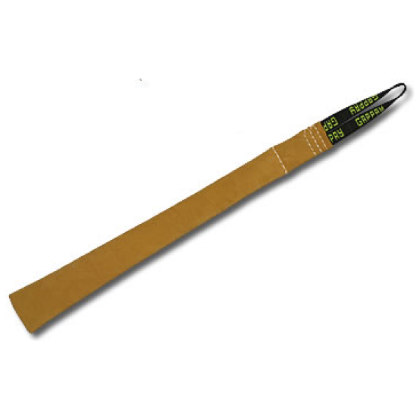Gappay skinn m håndtak ca 60cm lang Brun