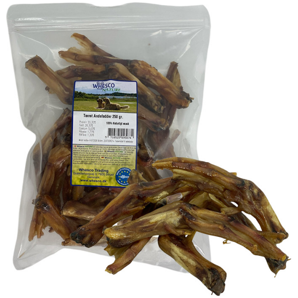 Tørkede andeføtter 250gr.